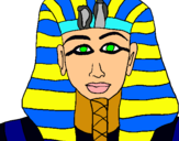 Dibujo Tutankamon pintado por Sofia12013