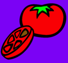 Dibujo Tomate pintado por edithguada