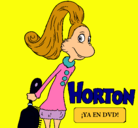 Dibujo Horton - Sally O'Maley pintado por queso