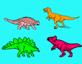 Dibujo Dinosaurios de tierra pintado por chtr