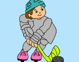 Dibujo Niño jugando a hockey pintado por julianz4