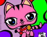 Dibujo Gatito Littlest Pet Shop pintado por calayo