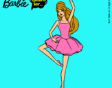 Dibujo Barbie bailarina de ballet pintado por jazmine