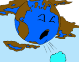 Dibujo Tierra enferma pintado por Panduro