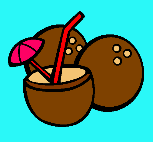 Cóctel de coco