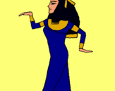 Dibujo Bailarina egipcia  pintado por Mencia