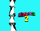 Dibujo Madagascar 2 Pingüinos pintado por remy279