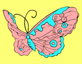 Dibujo Mariposa elegante pintado por monst