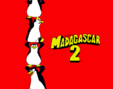 Dibujo Madagascar 2 Pingüinos pintado por francico