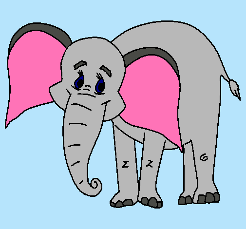 Elefante feliz