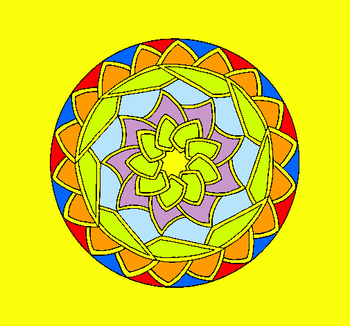 Dibujo Mandala 1 pintado por jenhizita 