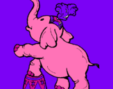 Dibujo Elefante pintado por nayua