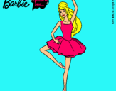 Dibujo Barbie bailarina de ballet pintado por bhibh