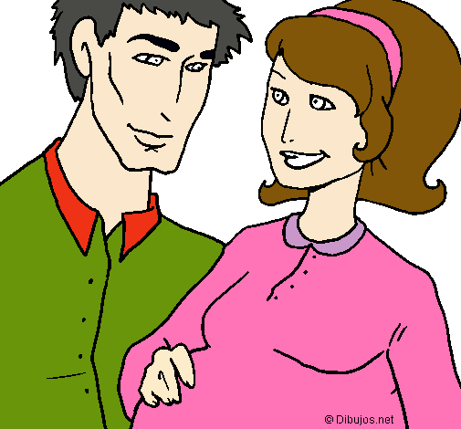 Dibujo Padre y madre pintado por vania06