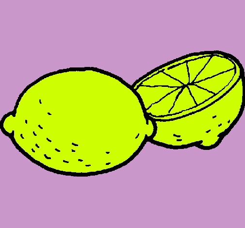 Dibujo limón pintado por Miss_Bonit