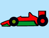 Dibujo Fórmula 1 pintado por deportivo 