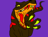 Dibujo Velociraptor II pintado por lftkhpyl