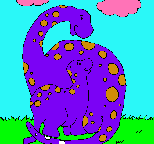 Dibujo Dinosaurios pintado por Benjamin3