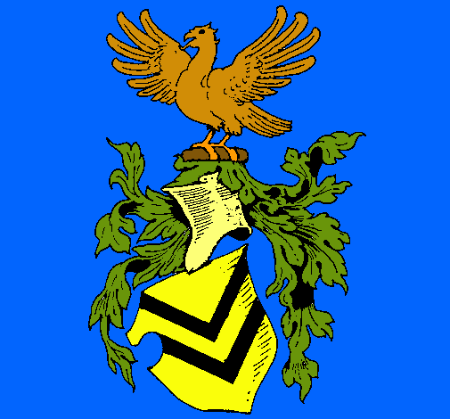 Escudo de armas y aguila 