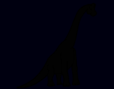 Dibujo Braquiosaurio pintado por hytuuy7uhyt