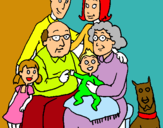 Dibujo Familia pintado por LAFAMILIA