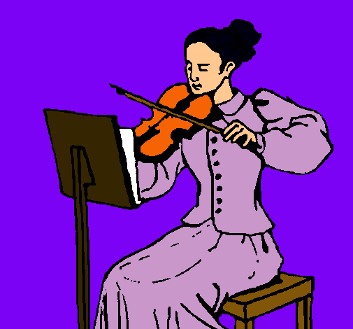 Dibujo Dama violinista pintado por james122