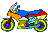 Dibujo Motocicleta pintado por rayadoarath