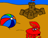 Dibujo Playa 2 pintado por frkjfrjjk