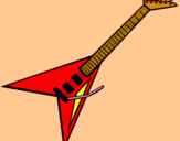 Dibujo Guitarra eléctrica II pintado por guitarra_jzb