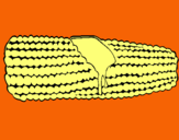 Dibujo Mazorca de maíz pintado por ni9nhuvtfctf