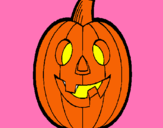 Dibujo Calabaza pintado por jfjjfjugjgji