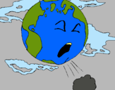 Dibujo Tierra enferma pintado por HERMOSA11