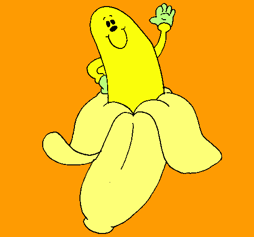 Dibujo Banana pintado por vania06