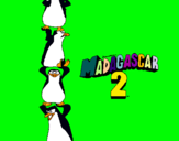 Dibujo Madagascar 2 Pingüinos pintado por alirmi