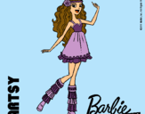 Dibujo Barbie Fashionista 1 pintado por Myryan