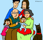 Dibujo Familia pintado por ritanr