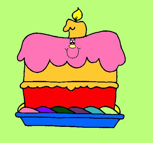 Pastel de cumpleaños