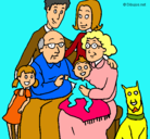 Dibujo Familia pintado por diegolanus