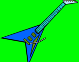 Dibujo Guitarra eléctrica II pintado por yatzil