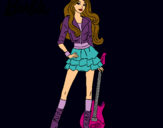 Dibujo Barbie rockera pintado por LlLlLl