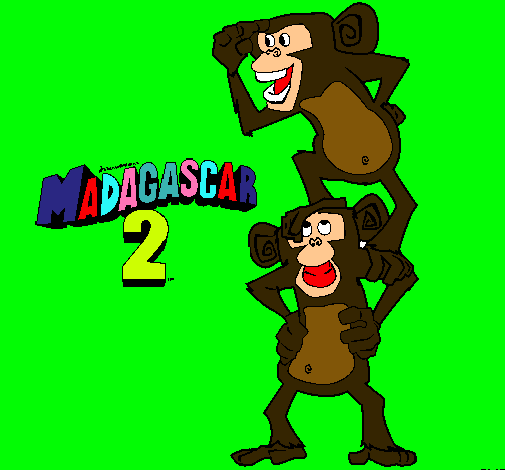 Madagascar 2 Manson y Phil