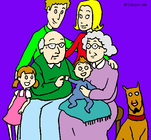 Dibujo Familia pintado por vania06