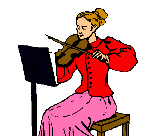 Dama violinista