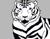 Dibujo Tigre pintado por yemaya