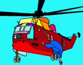 Dibujo Helicóptero al rescate pintado por bfrtjh57io