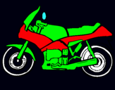 Dibujo Motocicleta pintado por pepegrillo