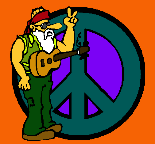 Músico hippy