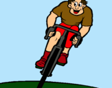 Dibujo Ciclista con gorra pintado por veloz5873298