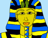 Dibujo Tutankamon pintado por Chuuly