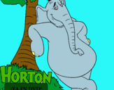 Dibujo Horton pintado por supercali554